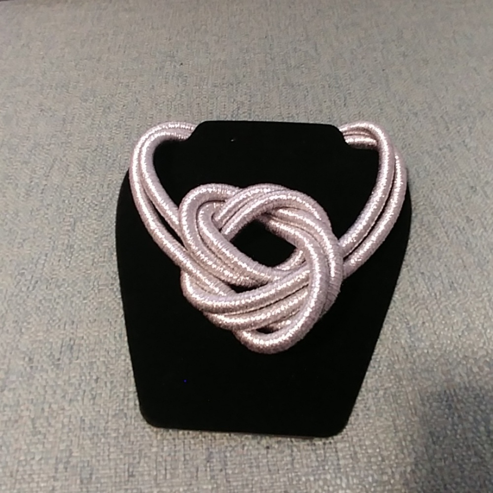 Stunning silver necklace